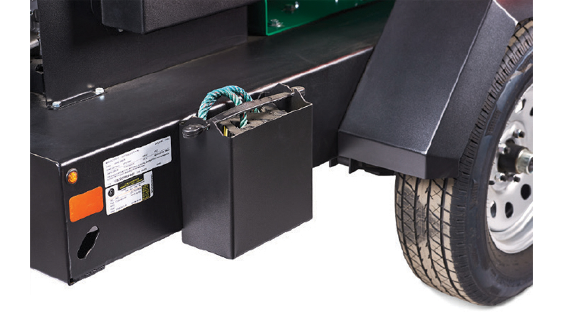 Integral Wheel Chock Holder